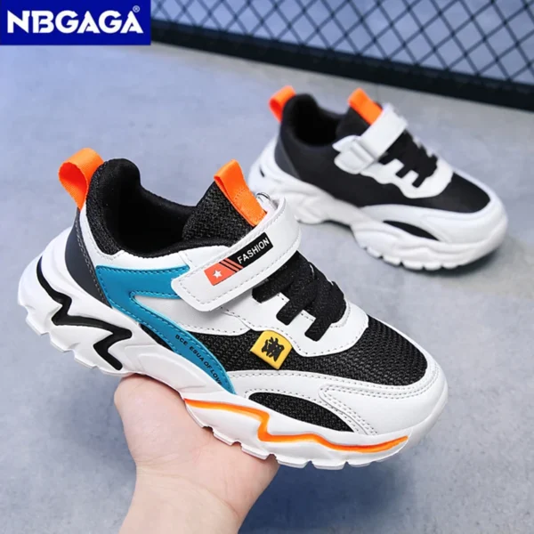 Calçado Infantil de Malha Respirável, KidSneakers - Imagem 2