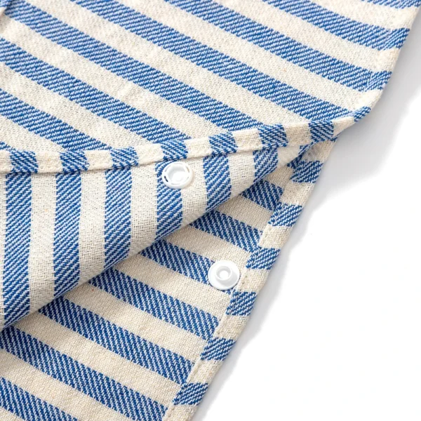Toalha de banho listrada para crianças, roupão com capuz, absorvente para natação, viagem, praia, 1pc - Imagem 4