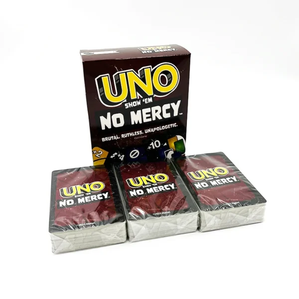 Uno sem misericórdia jogo jogos de tabuleiro uno cartões - Imagem 2