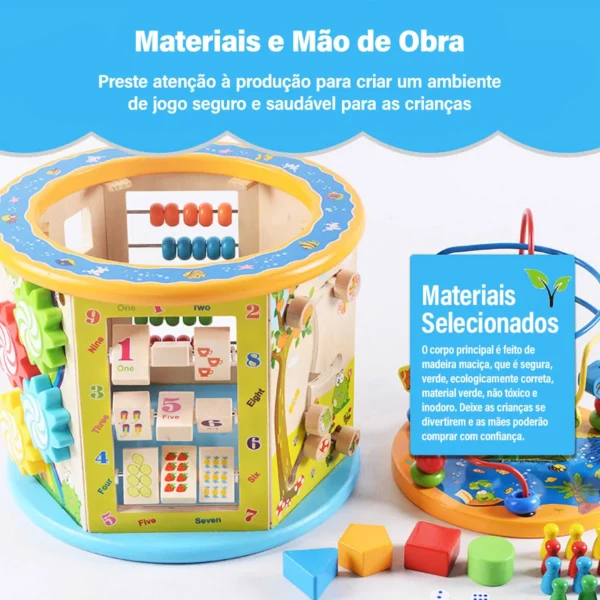 Brinquedos STEM Montessori para aprendizado no início do desenvolvimento para crianças de 1 a 2 anos - Imagem 3