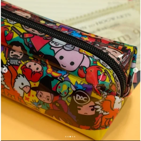 Estojo de lápis escolar Bruxo Personagem DAC em PVC cristal - Imagem 3