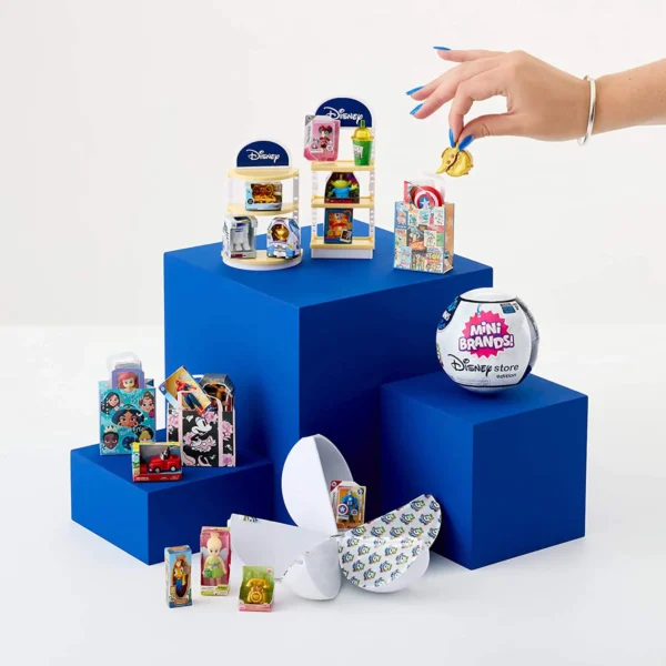 Brinquedo 5 Surprise Mini Brands Disney Store Bolinha Surpresa Unidade Miniaturas Colecionáveis Xalingo 54187 - Imagem 4