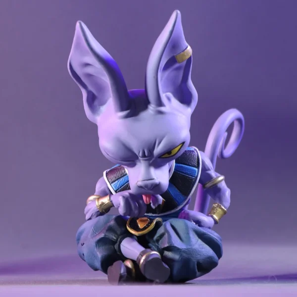 Anime Dragon Ball Super Beerus Anime Figura Modelo de ação Figurals - Imagem 3