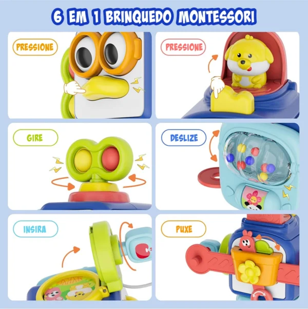 Brinquedos Montessori Activities Busy Cube,Brinquedos Sensoriais para Crianças,Brinquedos Educativos para Aprendizagem - Imagem 4