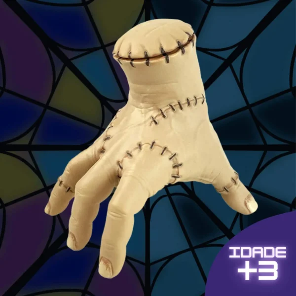 Boneco Brinquedo Infantil Fandom Box Mãozinha Wandinha Líder - Imagem 4