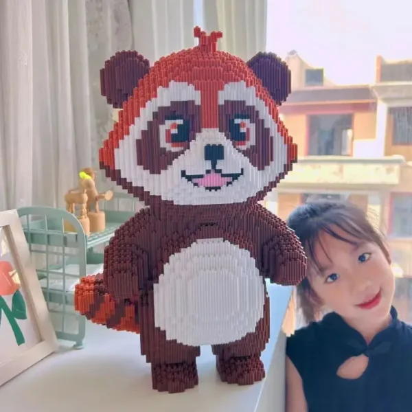 Panda gigante blocos de construção - Imagem 5