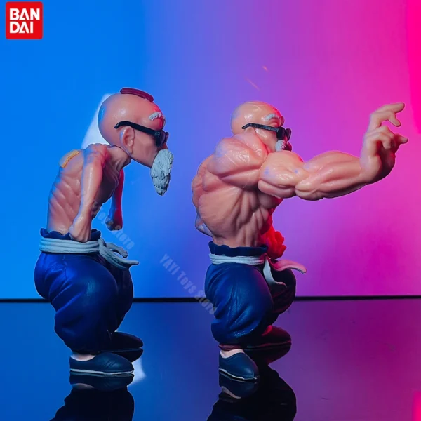 Novo anime dragon ball figura mestre roshi figura de ação forma de fortalecimento muscular brinquedos presentes pvc modelo ornamento colecionável - Imagem 4