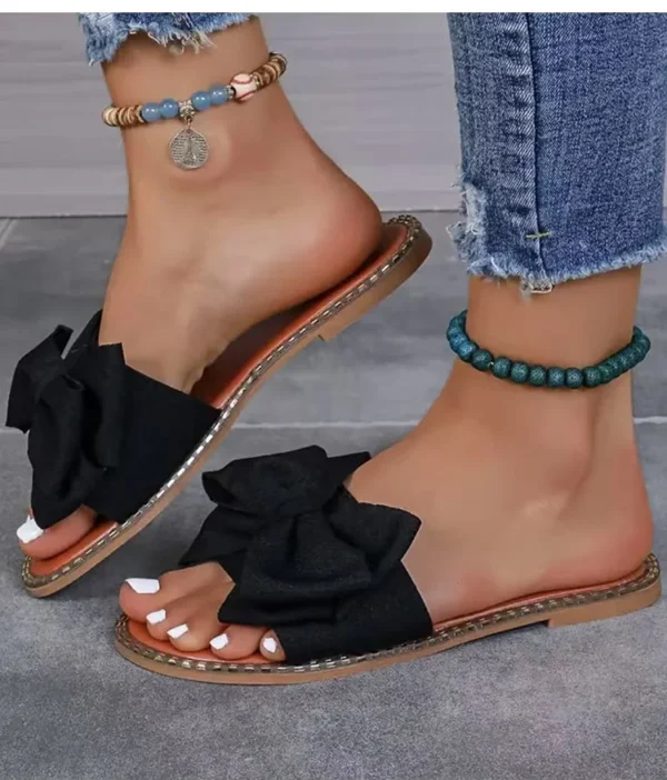 Sandálias femininas arco doce sapatos de verão - Imagem 8