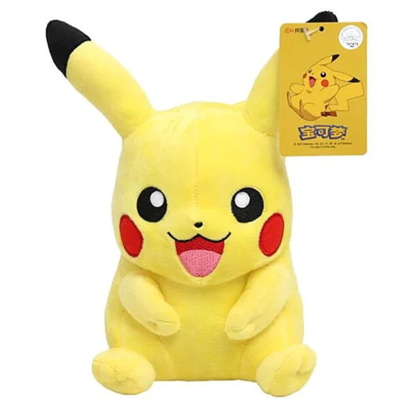 Pokémon Anime Boneca de pelúcia, brinquedo recheado, Pikachu, Bulbasaur, Jigglypuff, Lapras, Eevee - Imagem 5