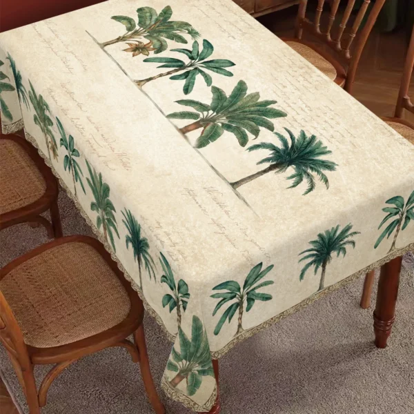 1pc toalha de mesa de palmeira tropical - Imagem 2