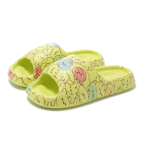 chinelos indoor ao ar livre sandálias de praia plataforma grossa verão eva não deslizamento flip flops - Imagem 3