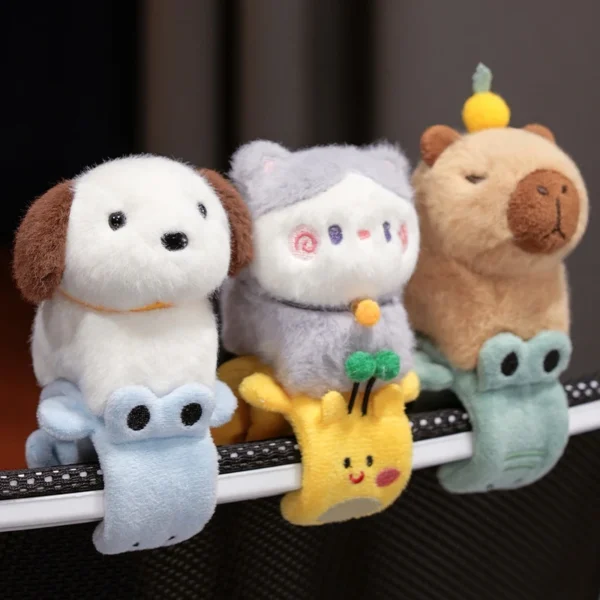 Adorável animal tapa snap envoltório pulseira capivara - Imagem 5