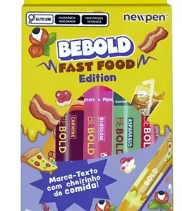 Marcador Marca Texto Bebold Marca- Texto Fast Food