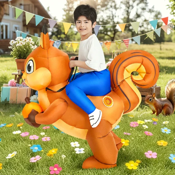 Crianças criança dinossauro unicórnio traje inflável - Imagem 8