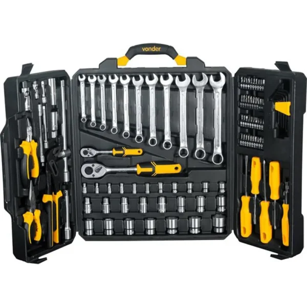 Kit de Ferramentas com 110 Peças Cromo Vanadium VONDER