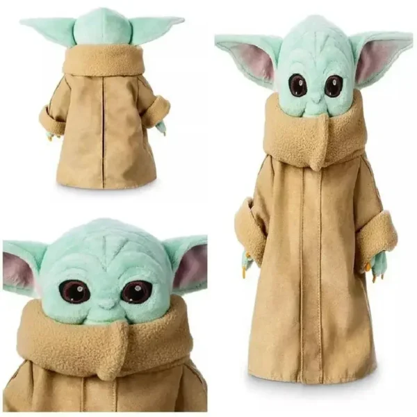 30cm disney wars bebê yoda bonecas de pelúcia o mandaloriano - Imagem 2