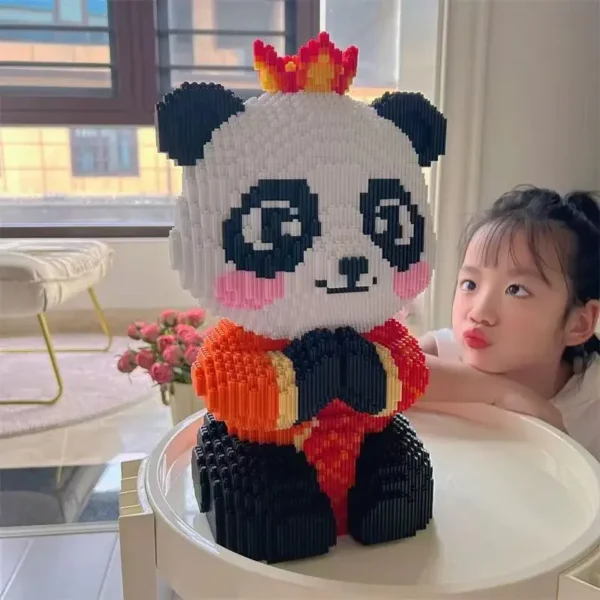 Panda gigante blocos de construção - Imagem 3