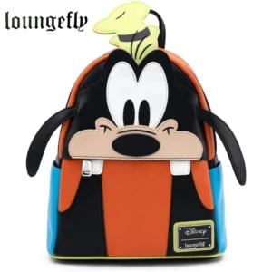 Disney-Pateta Cosplay Bolsa de Ombro Feminina, Bolsa Loungefly, Alça Dupla, Mini Mochilas