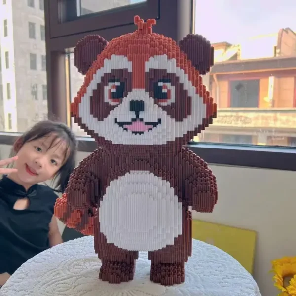Panda gigante blocos de construção - Imagem 4