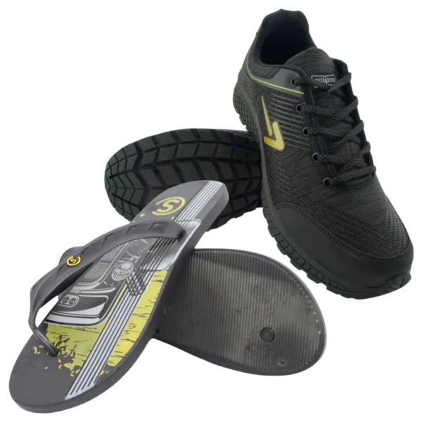 Kit Chinelo Masculino e Tenis Box 200 Versatil Esportivo Leve Ergonomico Moderno Macio Confortavel Estiloso Antiderrapante - Imagem 5