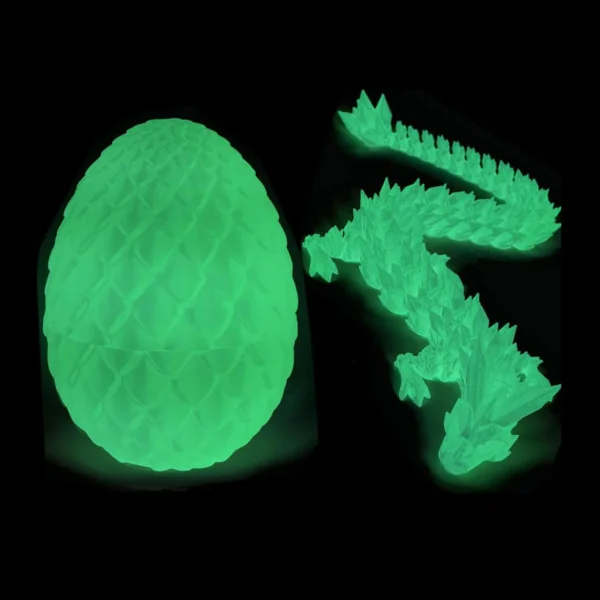 3d impresso dragão rotativo conectado dragão de cristal ocidental - Imagem 12