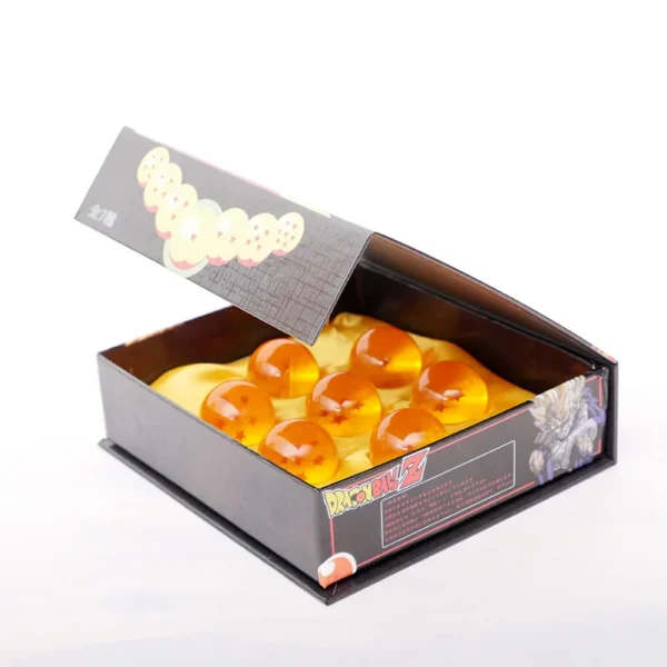 Dragon Ball 7 Pçs/set 1:1 Cristal 3.5cm Figura de Ação Brinquedos Invocar Shenron Desejando Coleção Anime Modelo Presente