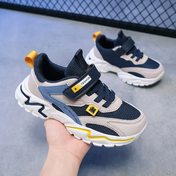 Calçado Infantil de Malha Respirável, KidSneakers - Imagem 6