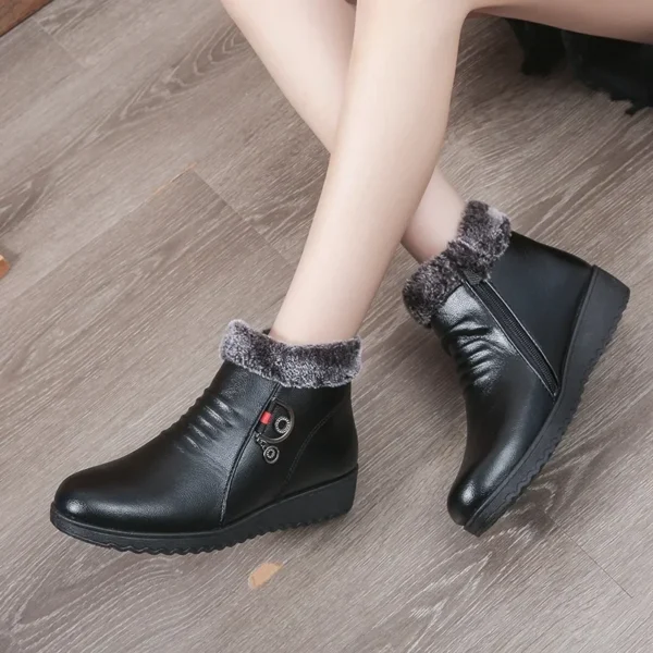 sapatos de algodão, fundo macio antiderrapante - Imagem 4