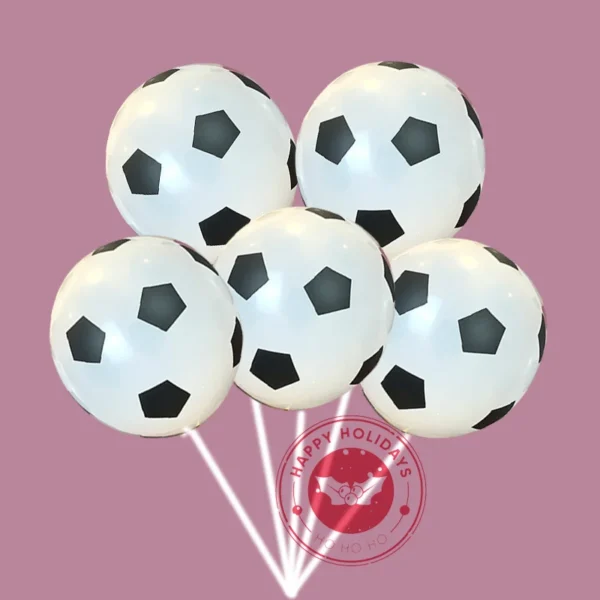 Balões de látex de futebol, 20 peças, 12 polegadas, 2.8g, tema personalizado - Imagem 3