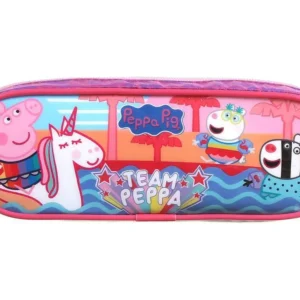 Estojo Escolar Duplo Peppa Pig Rosa