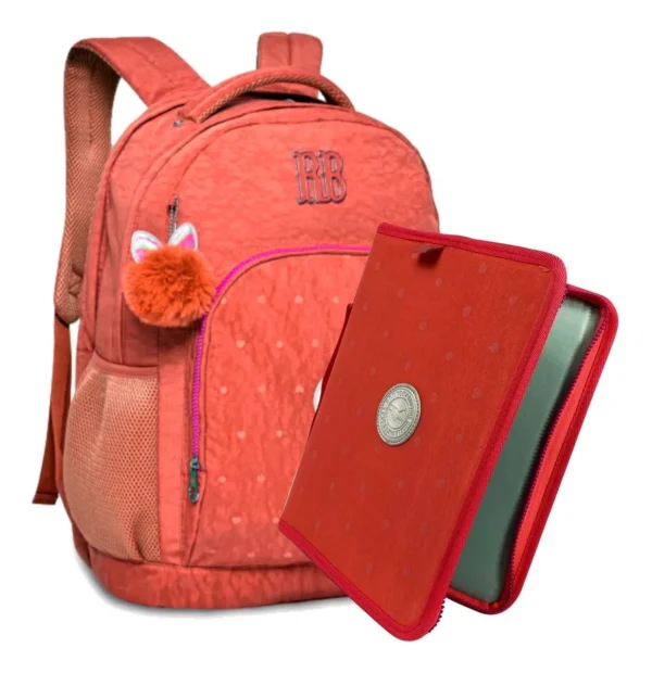 Kit Mochila Escolar Rebecca Bonbon Estojo Material Rb