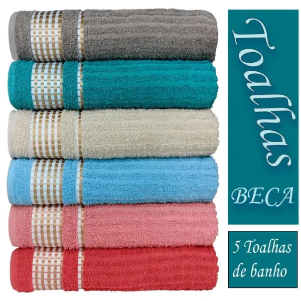 Toalha De Banho Gabriela Gigante Banhão 70 X 140 Beka