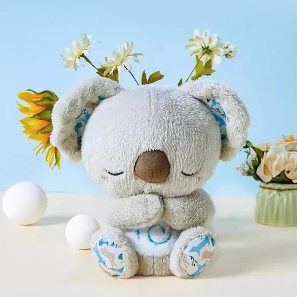 Coala de respiração com som leve bebê sono e playmate coala musical - Imagem 6