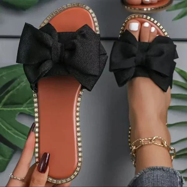Sandálias femininas arco doce sapatos de verão - Imagem 3