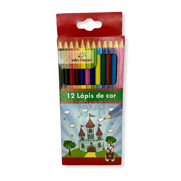 Lápis de Cor com 12 Cores - Imagem 4