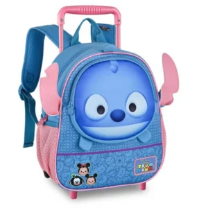 Mochila de Rodinhas Infantil 3D Oficial STITCH DISNEY - Clio