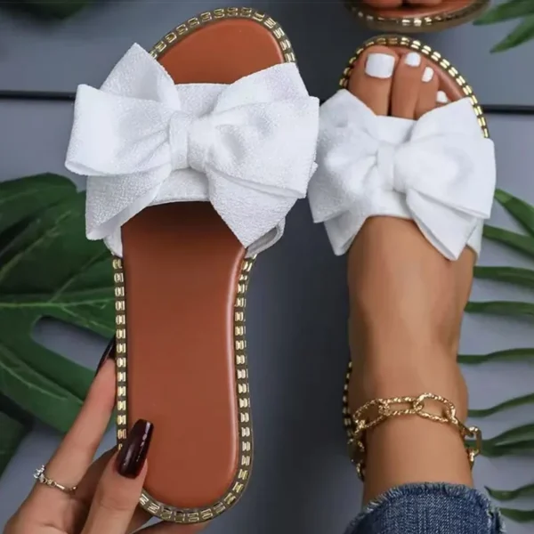 Sandálias femininas arco doce sapatos de verão - Imagem 2