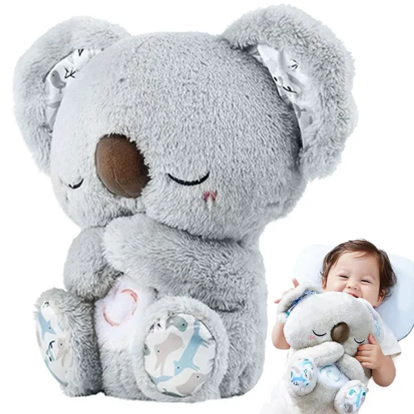 Coala de respiração com som leve bebê sono e playmate coala musical - Imagem 3