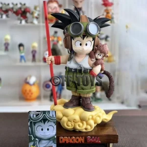 Anime Dragon Ball Son Goku Action Figure com Macaco Kid, Estátua de PVC, Brinquedos Modelo de Coleção, Presentes, 26cm