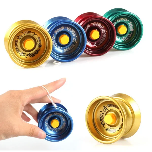 Yoyo-liga metálica yoyo ball, 2pcs, trick ball para iniciantes, para crianças - Imagem 6