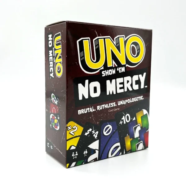 Uno sem misericórdia jogo jogos de tabuleiro uno cartões - Imagem 3