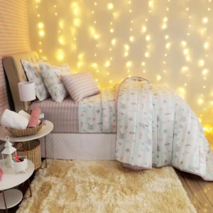Jogo de Cama Duplo 3 peças Infantil Solteiro 140x250cm Muriel Happy Day Sultan