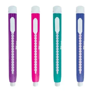 Caneta Borracha tris Push colorida - unidade
