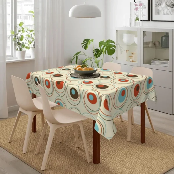 Folhas havaianas tropicais turquesa padrão de folhas toalhas de mesa verão lavável - Imagem 6