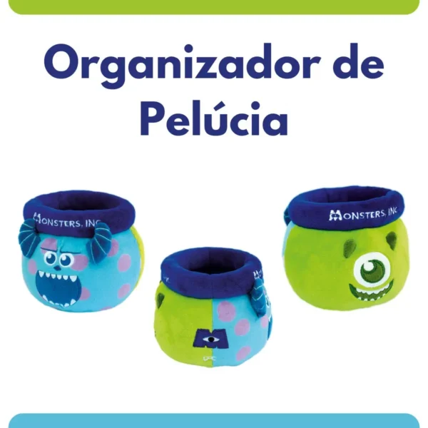 Kit Pelúcia Monstros S.A Disney Estojo e Organizador de Mesa - Imagem 4