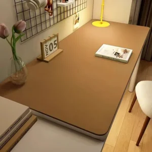 Toalha de mesa de couro para casa, fácil limpeza, protetor de mesa, à prova d'água