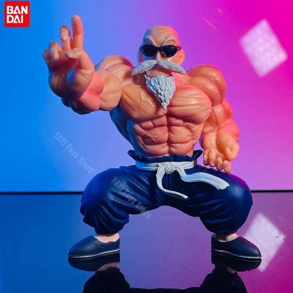 Novo anime dragon ball figura mestre roshi figura de ação forma de fortalecimento muscular brinquedos presentes pvc modelo ornamento colecionável - Imagem 6