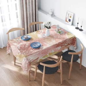 Toalha de mesa impressa abstrata moderna, decoração de sala de jantar