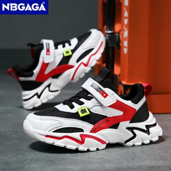 Calçado Infantil de Malha Respirável, KidSneakers - Imagem 3