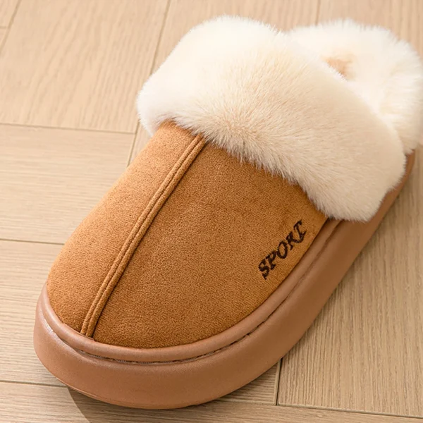 Casual chinelos macios casa feminina inverno de pelúcia - Imagem 25